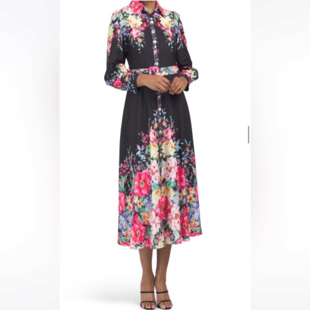 Dalia Macphee belted dress